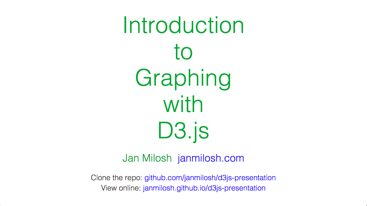D3.js presentation
